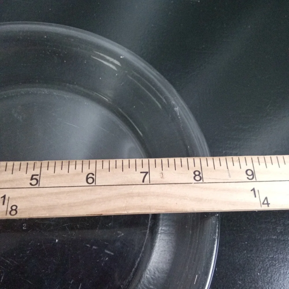 Vintage Pyrex 8 Inch Clear Glass Pie Plate Dish 208 Made in USA Round Bakeware
